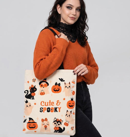 Cute spooky tote