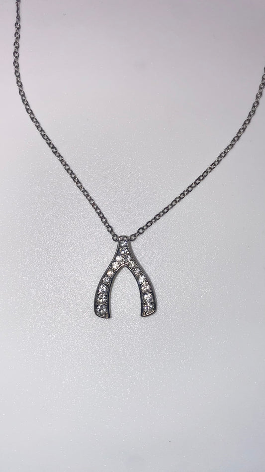 Wishbone necklace